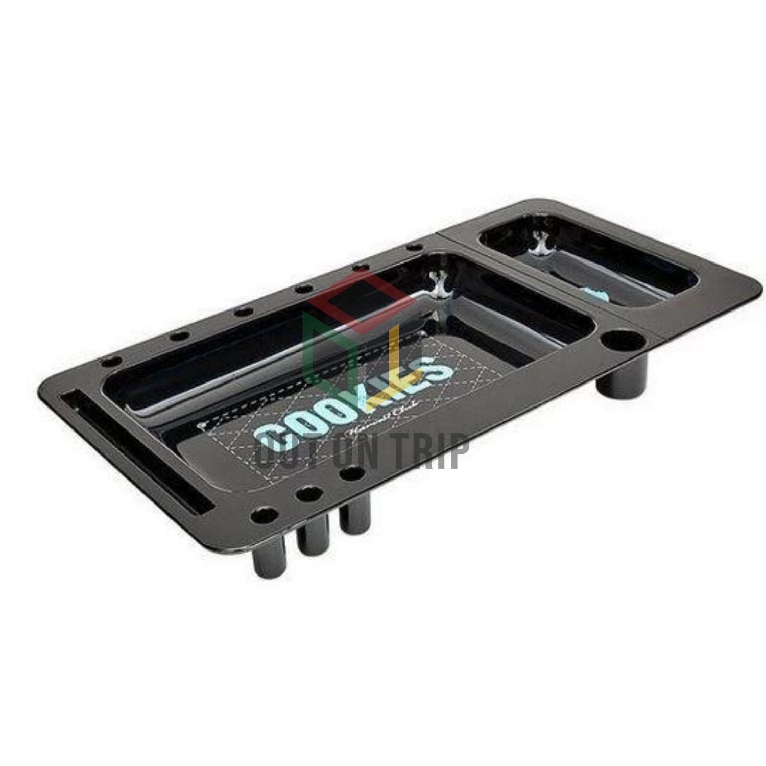 COOKIES ROLLING TRAY - RED/BLACK