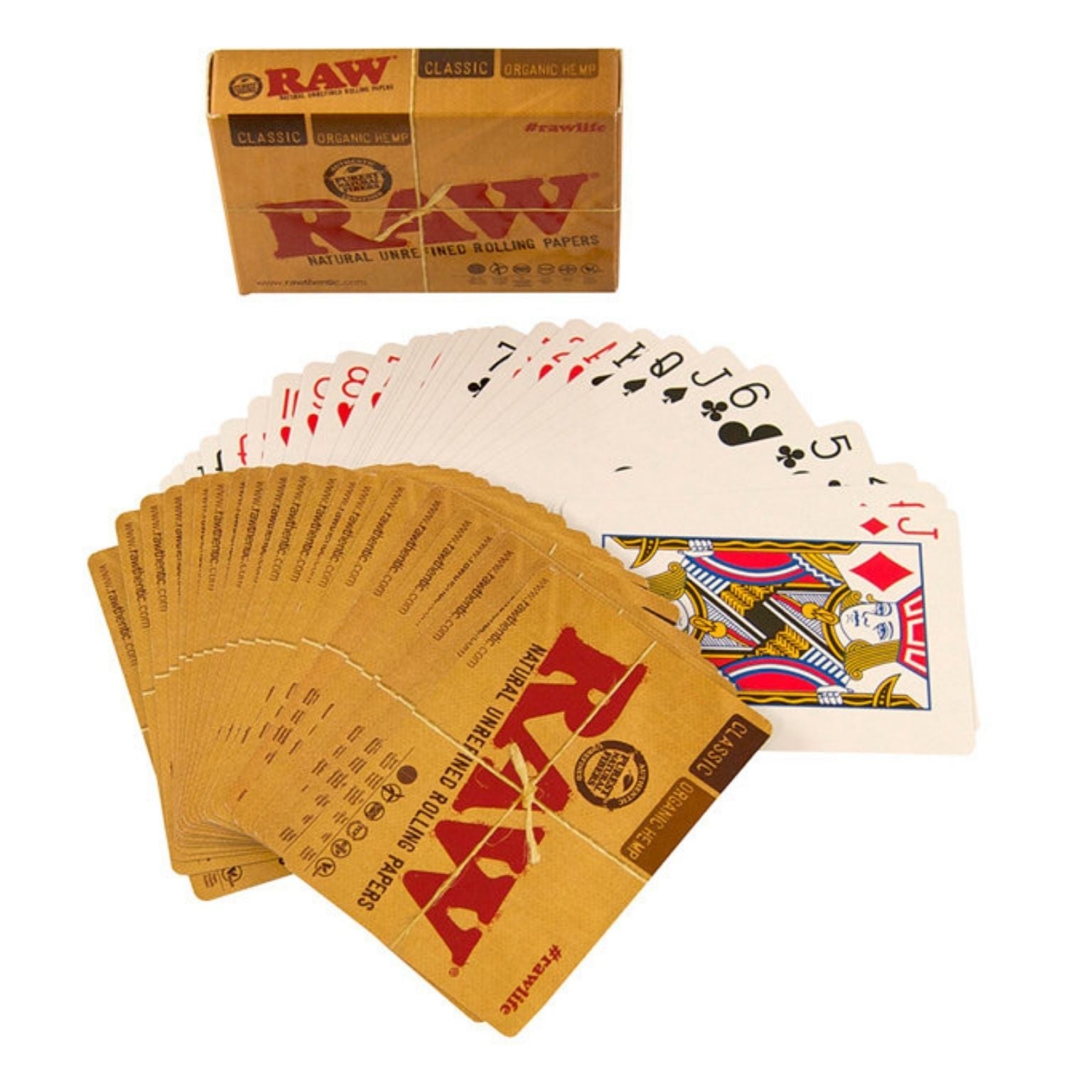 RAW Playing Cards - Brown