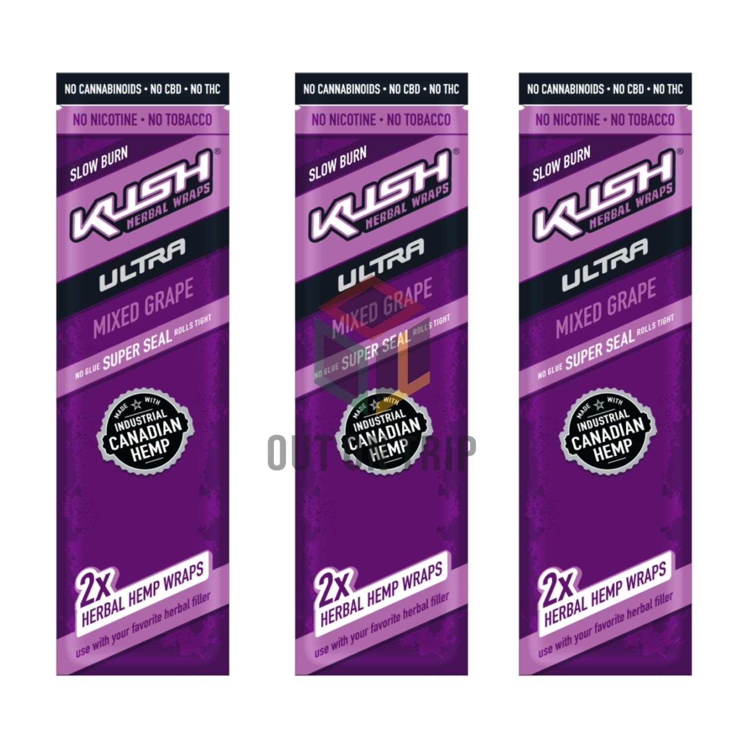 KUSH HERBAL WRAPS ULTRA - MIXED GRAPE