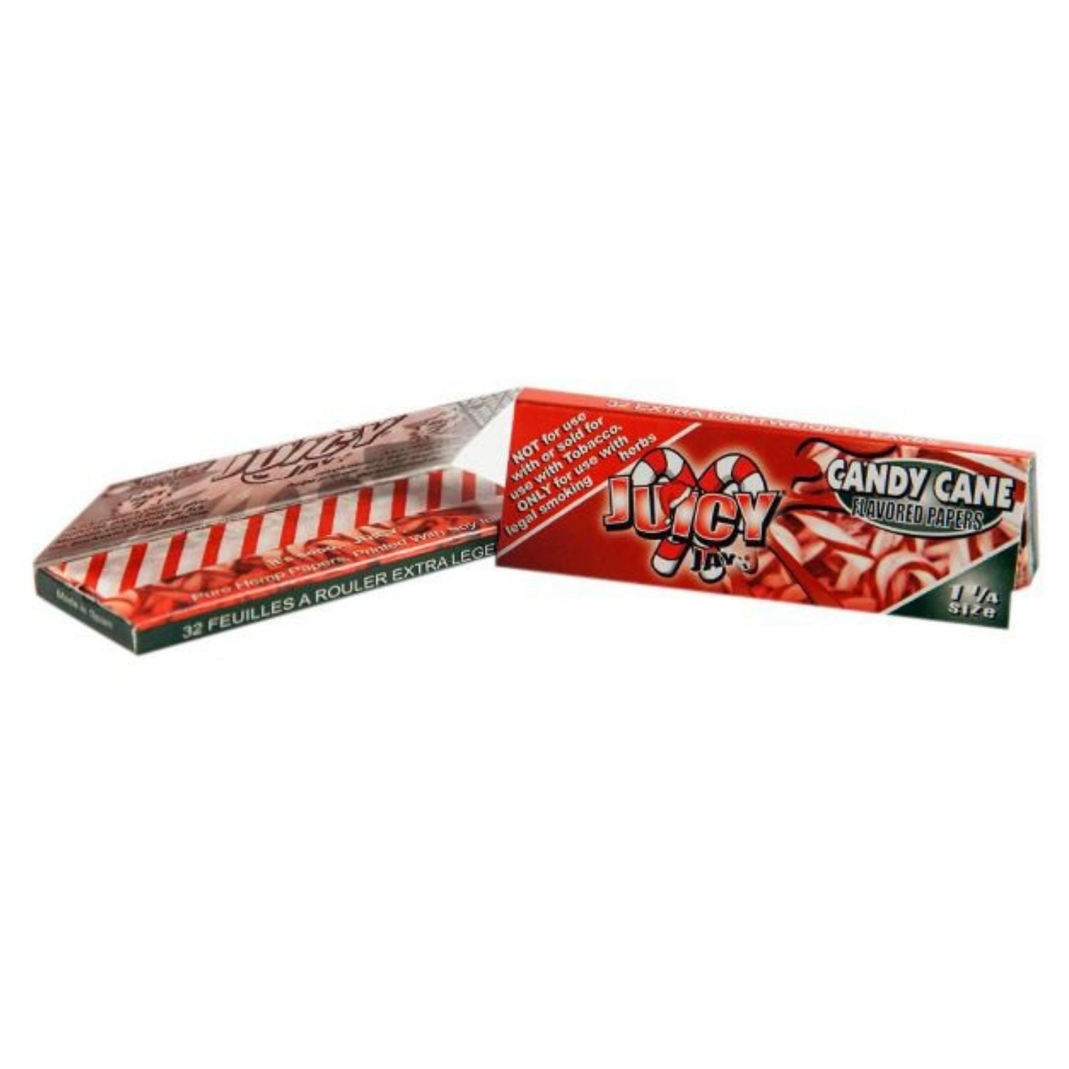 Juicy Jay Rolling Papers - Candy Cane Flavor - 1 1/4