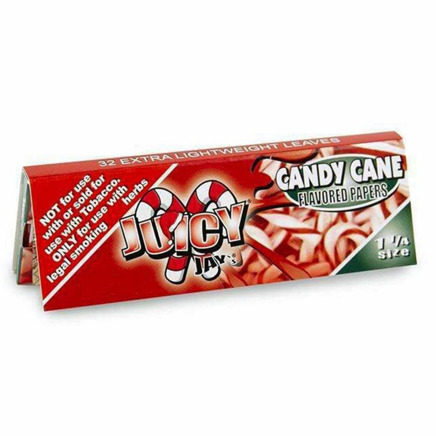 Juicy Jay Rolling Papers - Candy Cane Flavor - 1 1/4