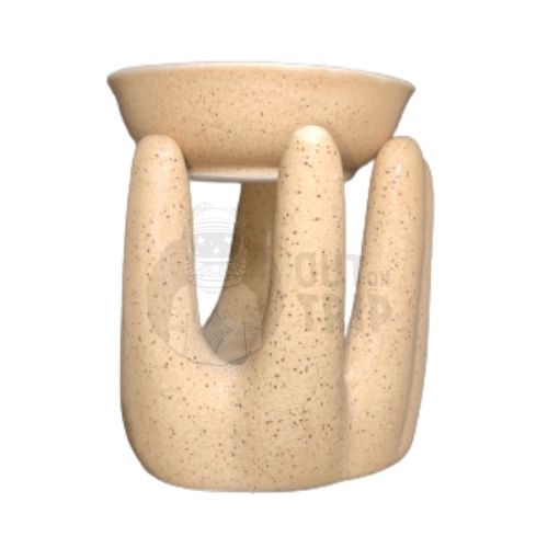 Ceramic Aroma Tea Light Burner Oil Diffuser - Hand Design