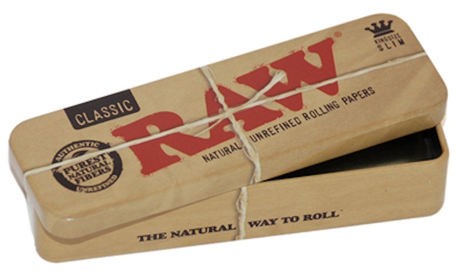 RAW TIN CONE CADDY PREROLLED KING SIZE CONES CONTAINER - Outontrip