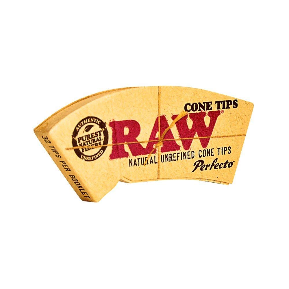 RAW CONE PERFECTO ROLLING paper FILTER TIPS/ROACH - Outontrip