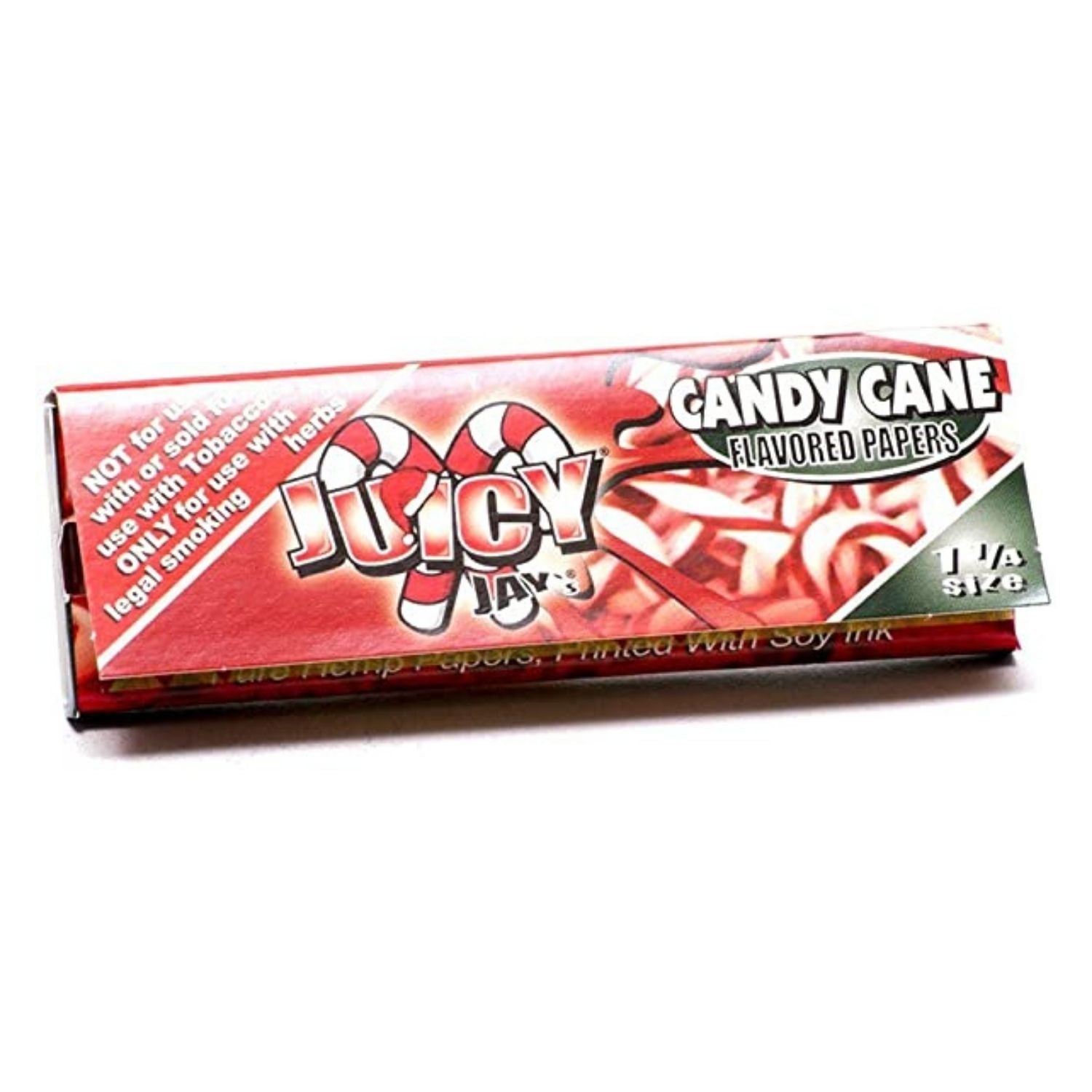 Juicy Jay Rolling Papers - Candy Cane Flavor - 1 1/4