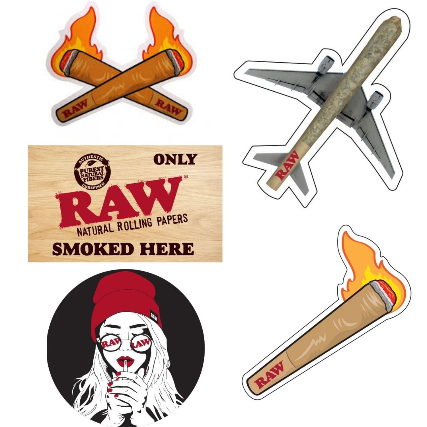 RAW Crazy Stickers