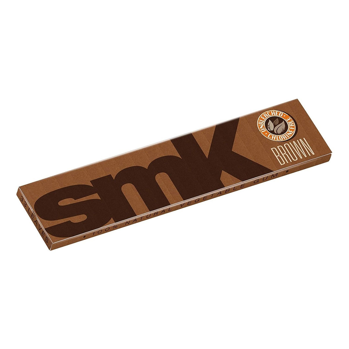 SMK Brown Unbleached King Size - 33 Leaves