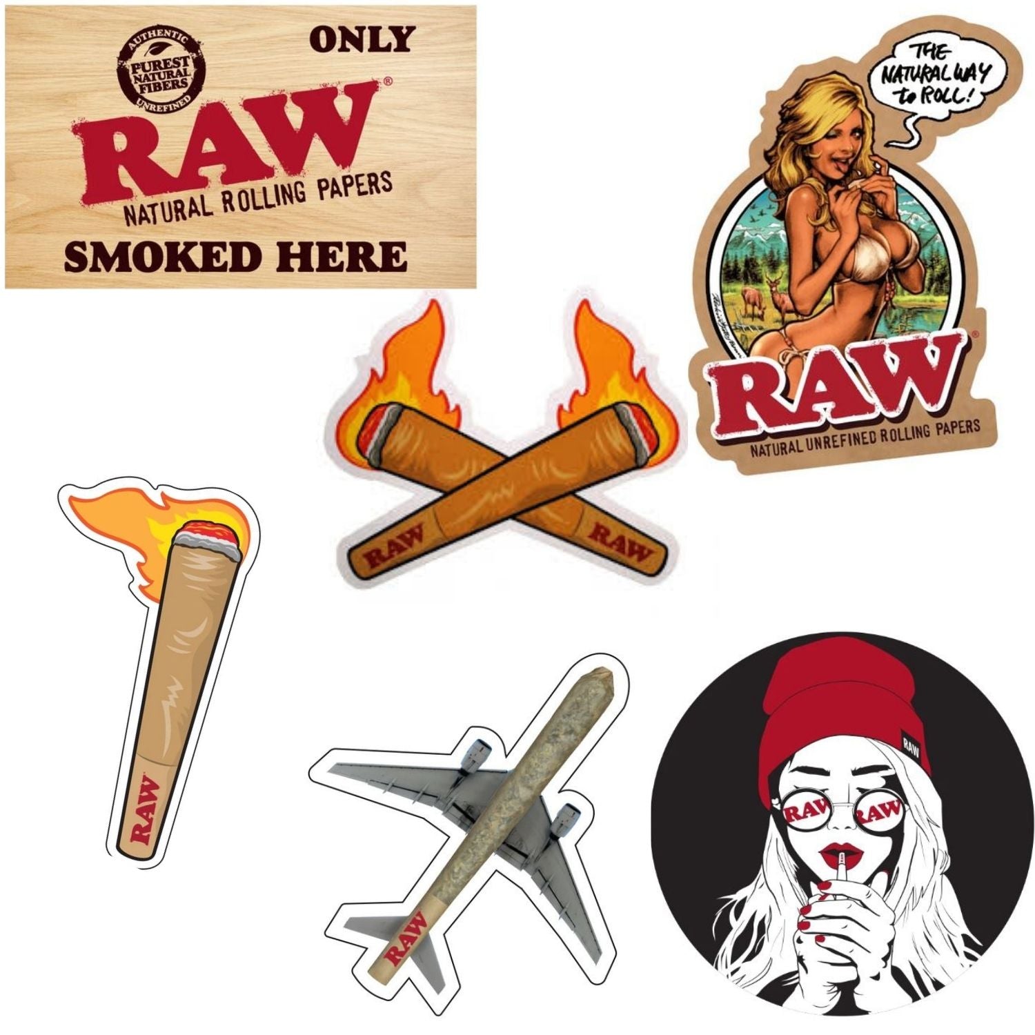 RAW Crazy Stickers