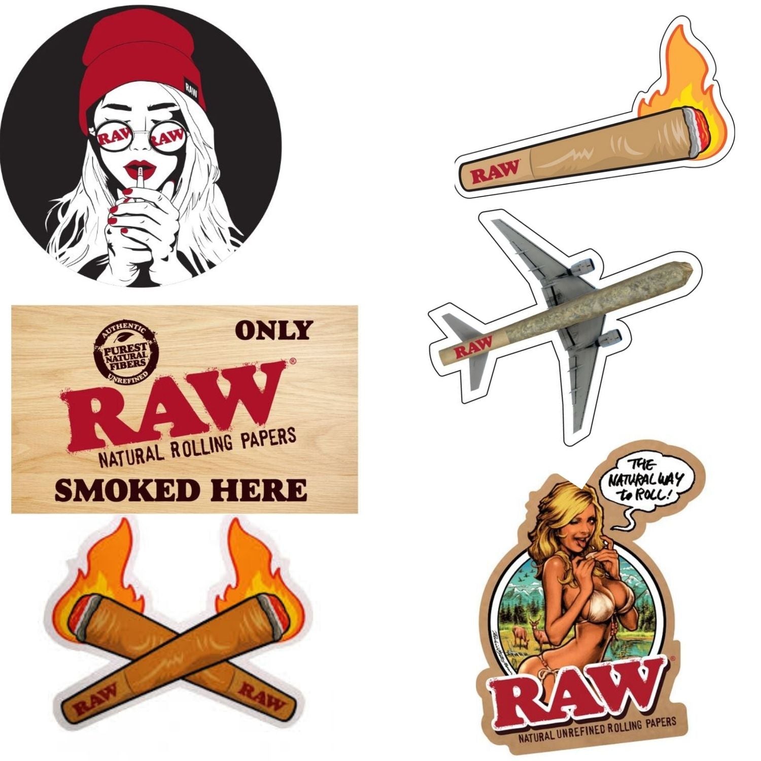 RAW Crazy Stickers