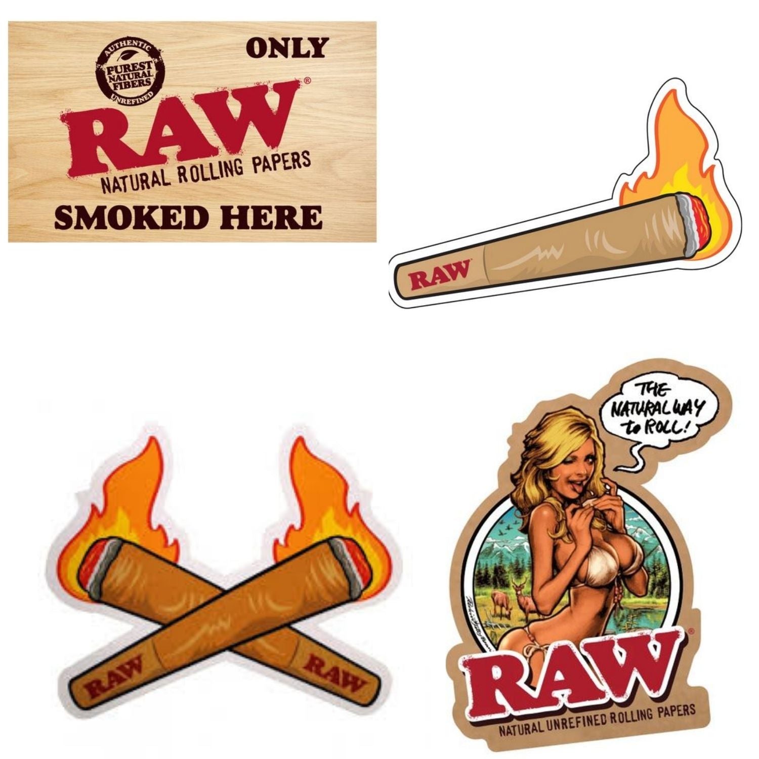 RAW Crazy Stickers