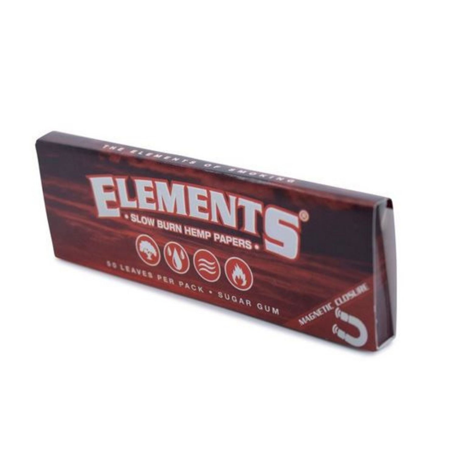 ELEMENTS RED Rolling Paper 1 1/4 - 50 Leaves