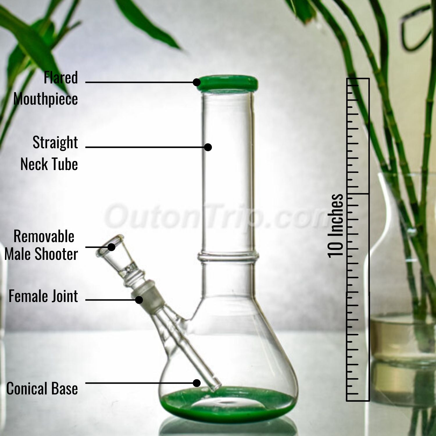 10 Inch Scientific Funnel Bong (Discontinued)