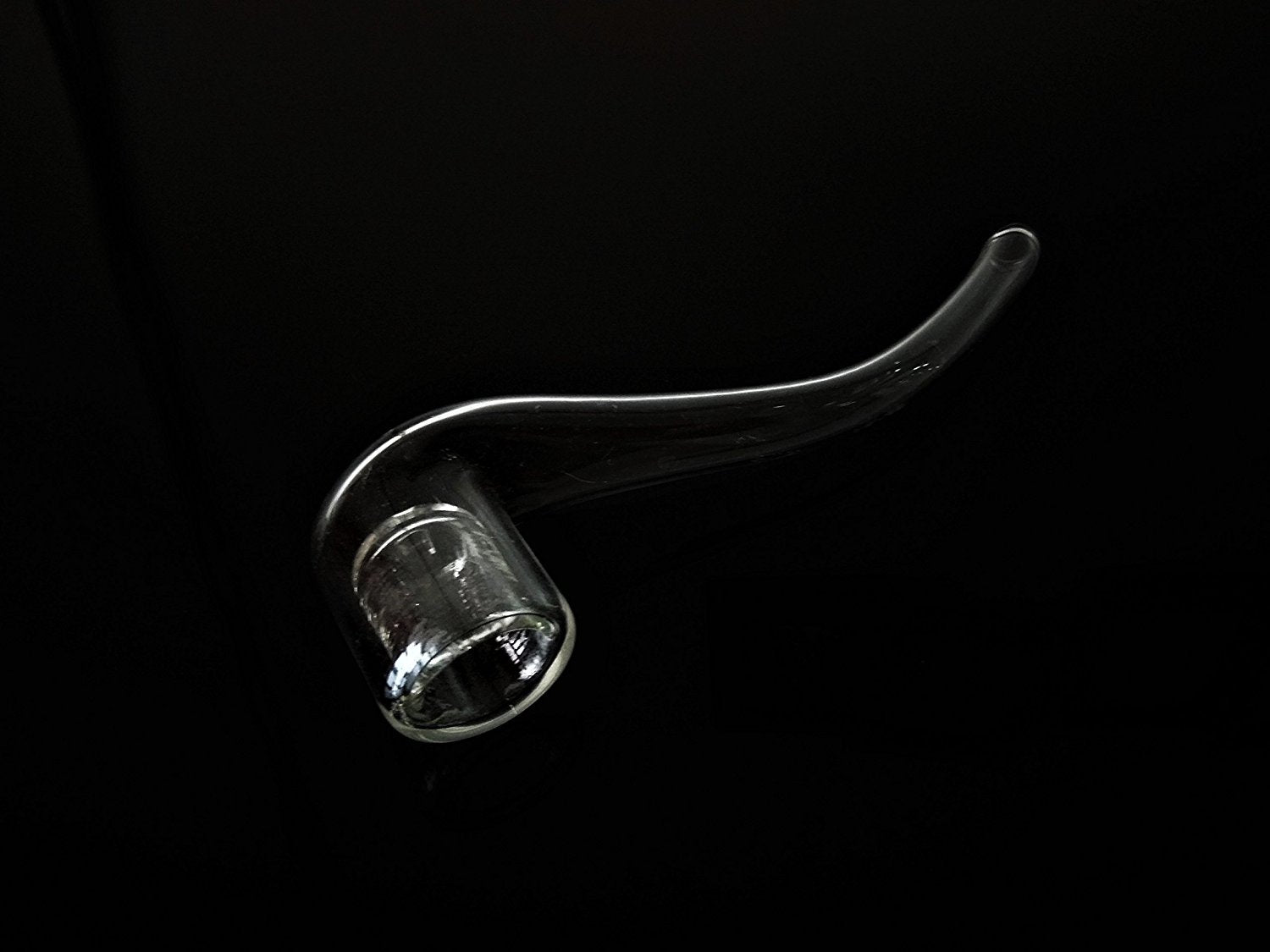 Sherlock 5 inch Clear Glass Cigar Pipe - Outontrip