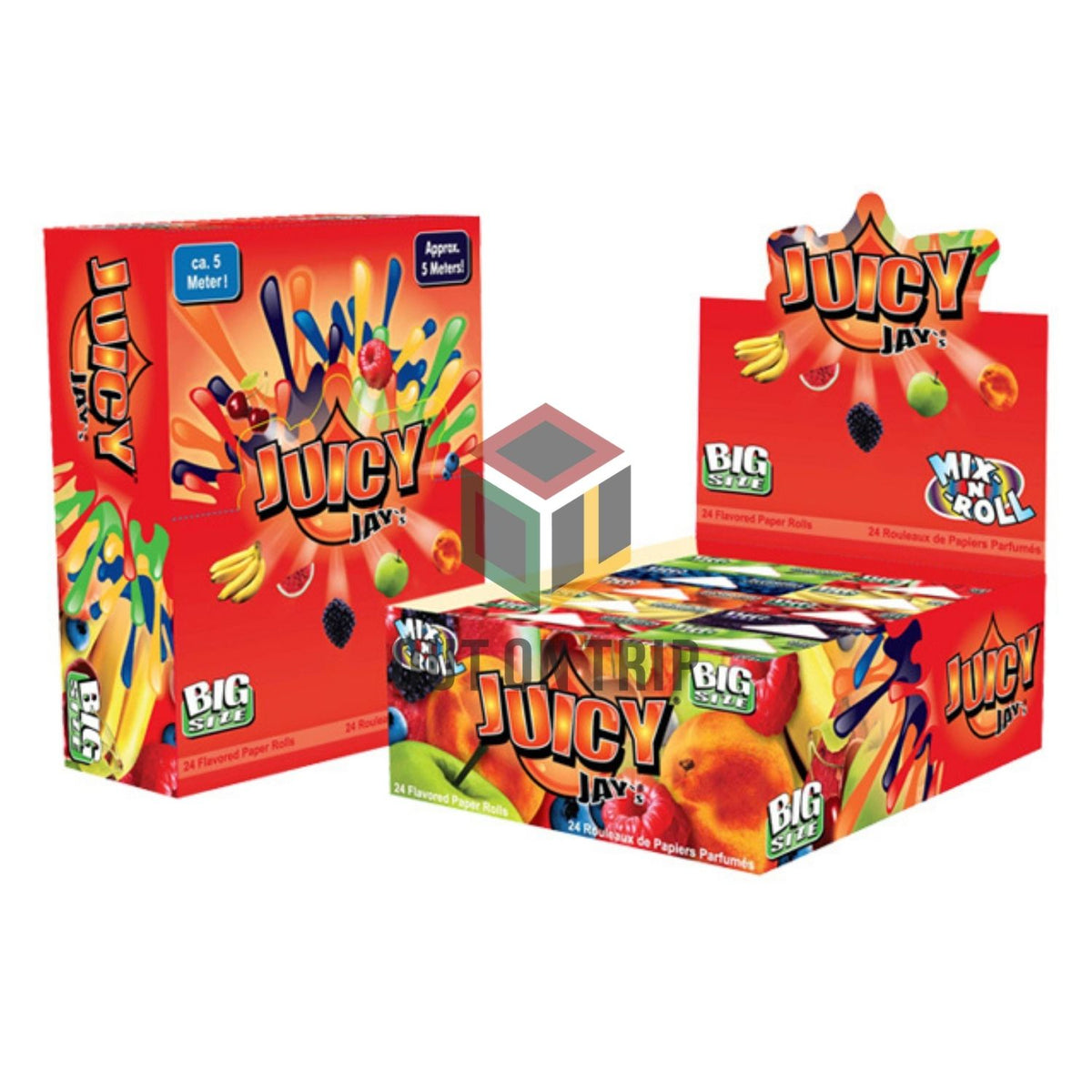JUICY JAY KING SIZE MIX FLAVORS BOX (24 packs per box)