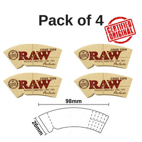 RAW CONE PERFECTO ROLLING paper FILTER TIPS/ROACH - Outontrip