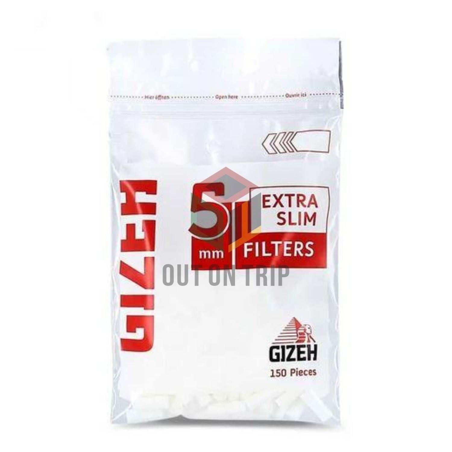 Gizeh Extra Slim 5mm Filter - 150 Tips