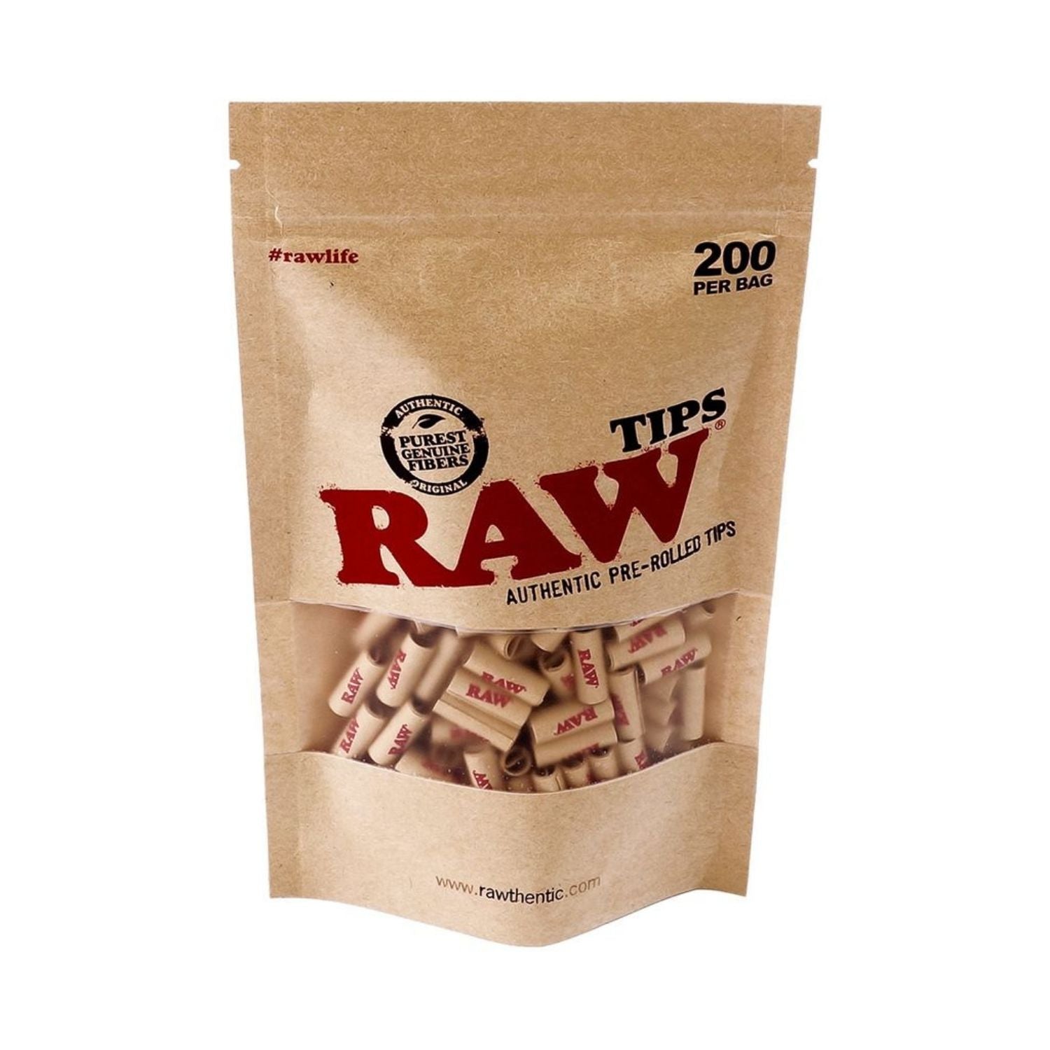 RAW Prerolled Filter Tips - 200 Tips