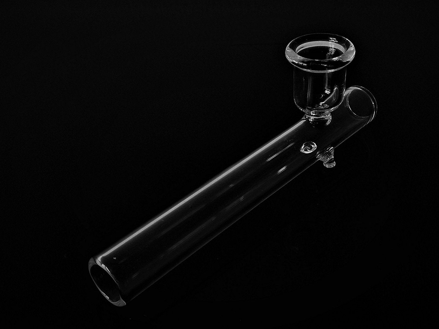 Handmade 5 Inch Clear Glass Smoking Pipe - Outontrip