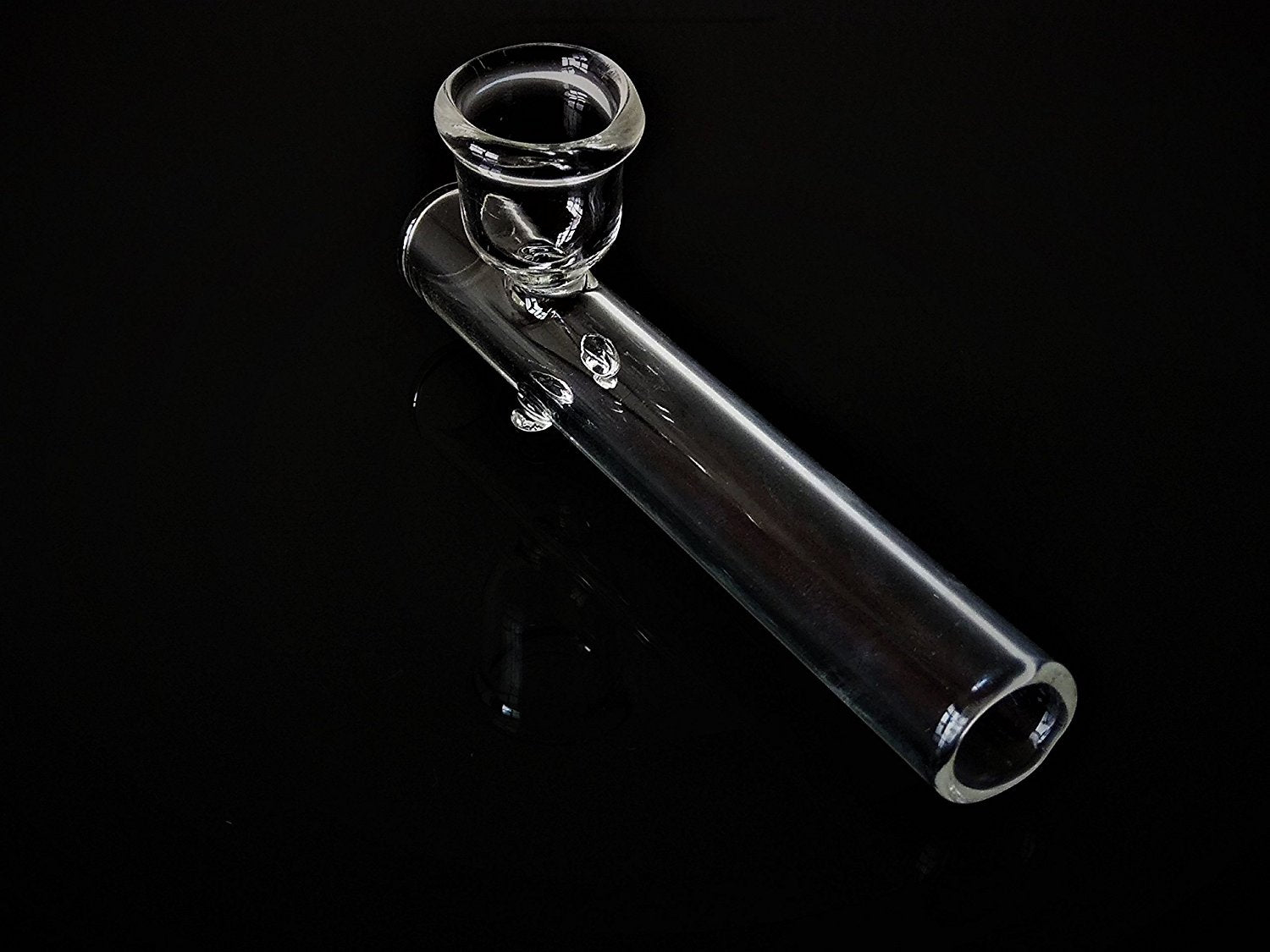 Handmade 4 inch Clear Glass Smoking Pipe - Outontrip