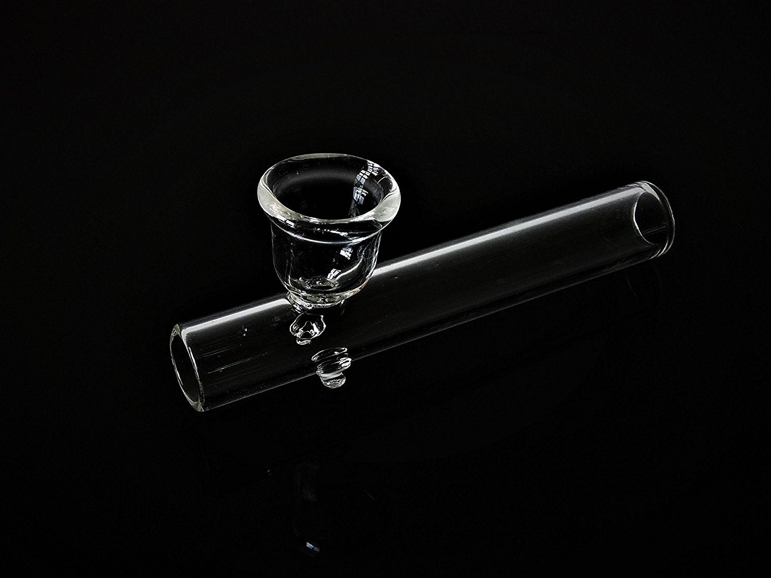 Handmade 4 inch Clear Glass Smoking Pipe - Outontrip