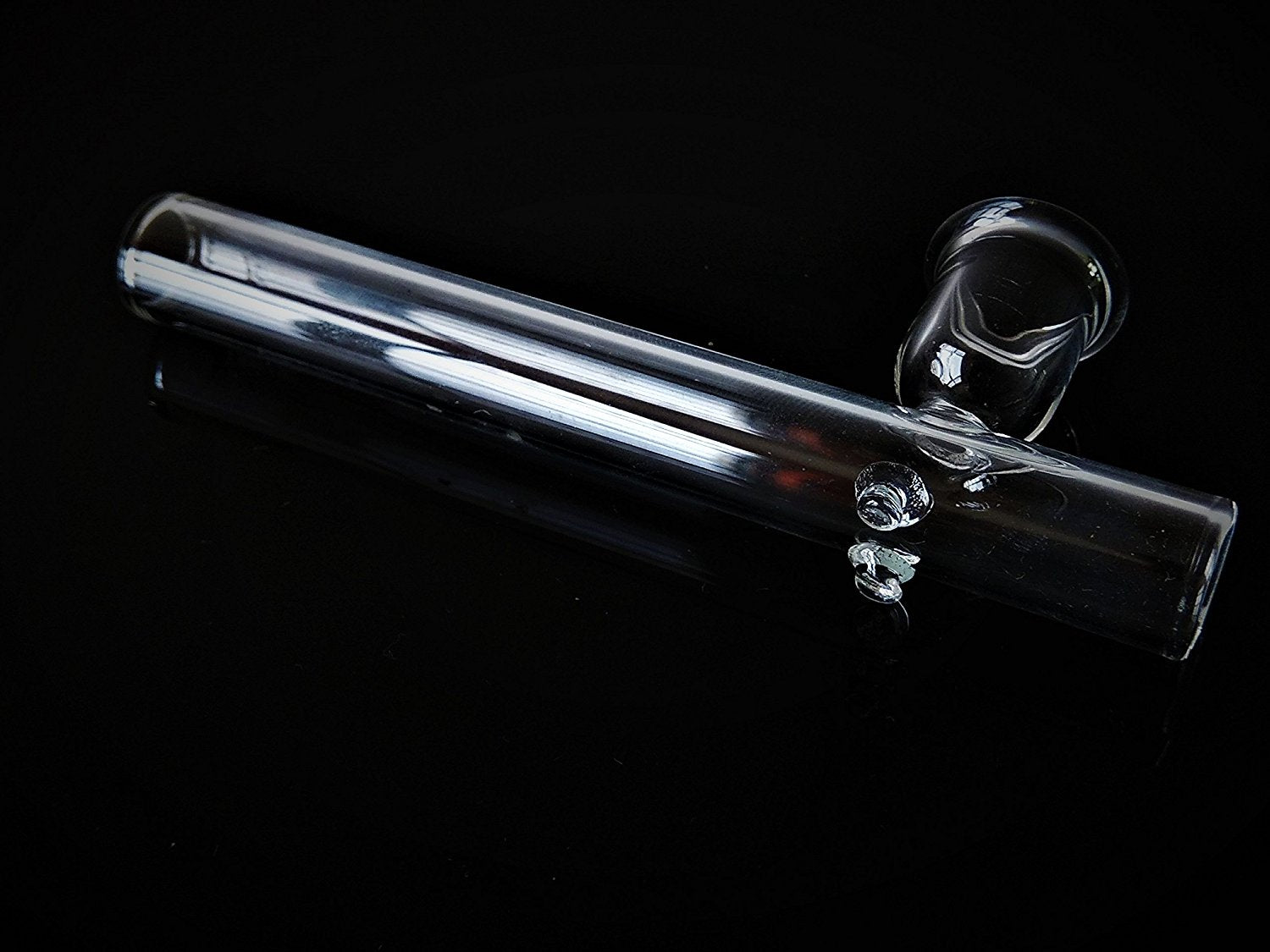 Handmade 5 Inch Clear Glass Smoking Pipe - Outontrip