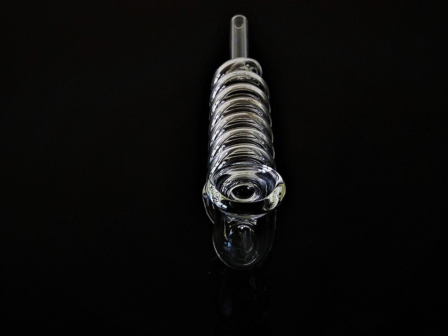 Handmade 8 Ringed Glass Smoking Pipe - Outontrip