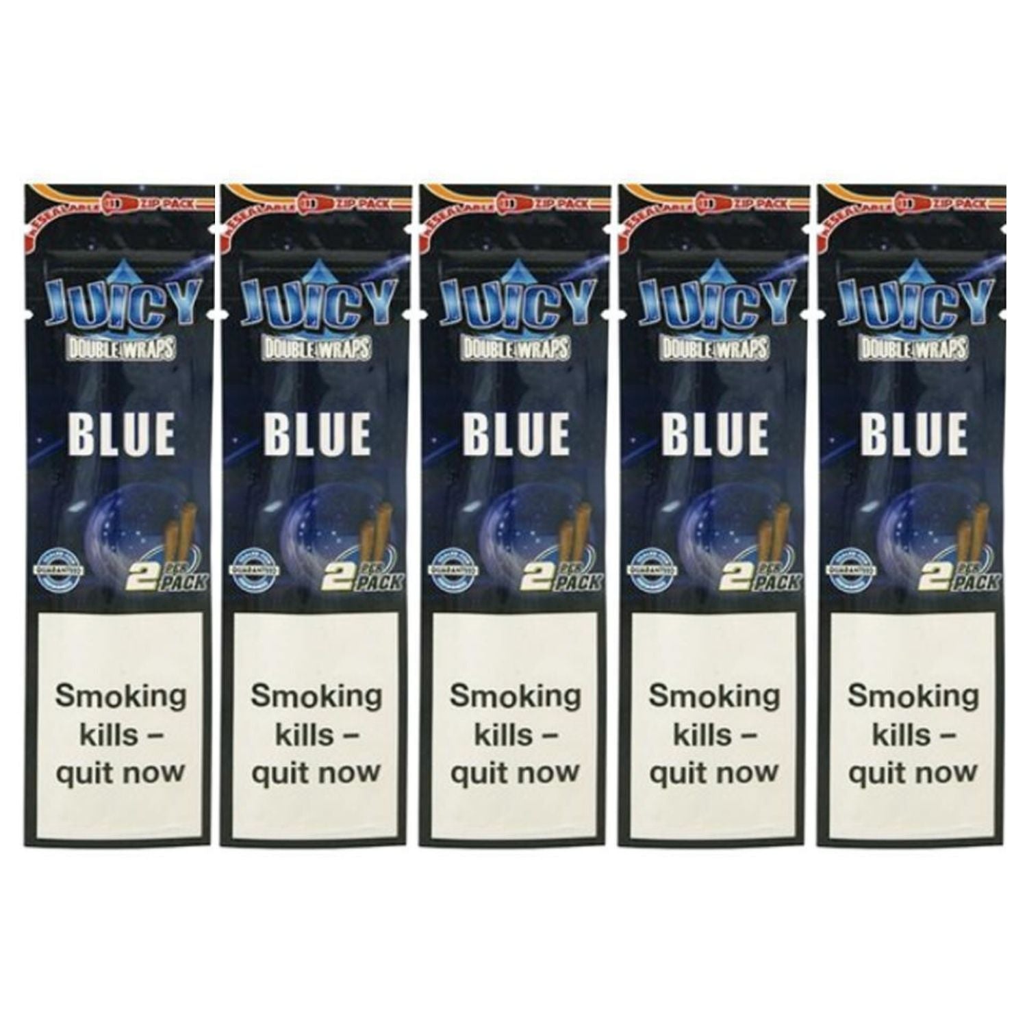 Juicy Double Wraps Blunt - Blue Flavour