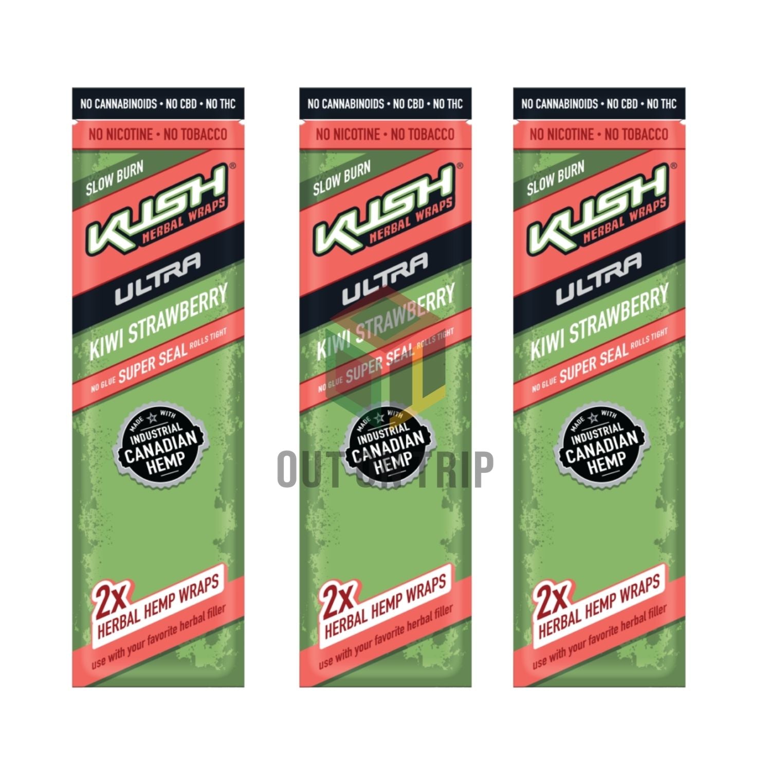 KUSH HERBAL WRAPS ULTRA - KIWI STRAWBERRY