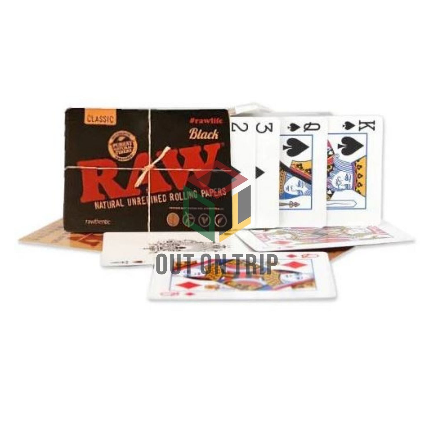 RAW Black Playing Cards