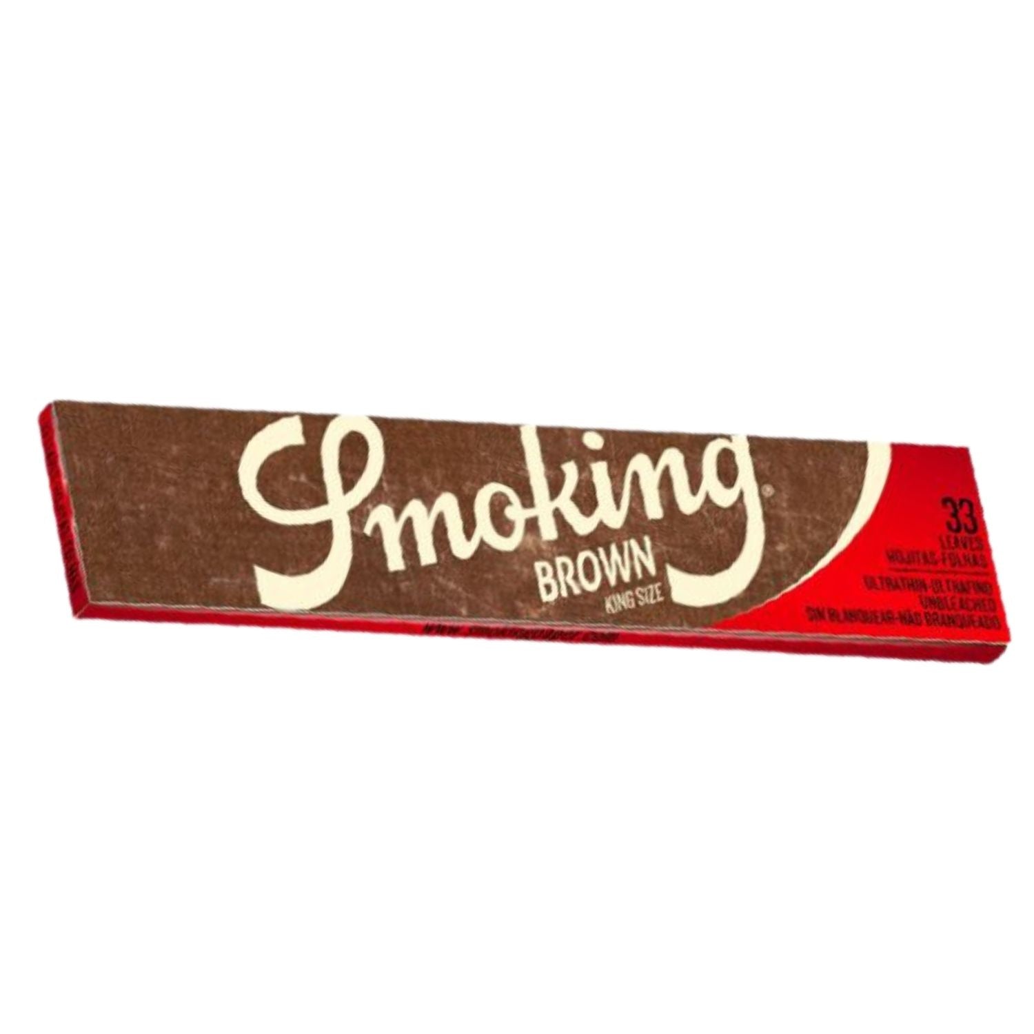 SMOKING Brown Ultrafine King Size Rolling Paper - 33 Leaves