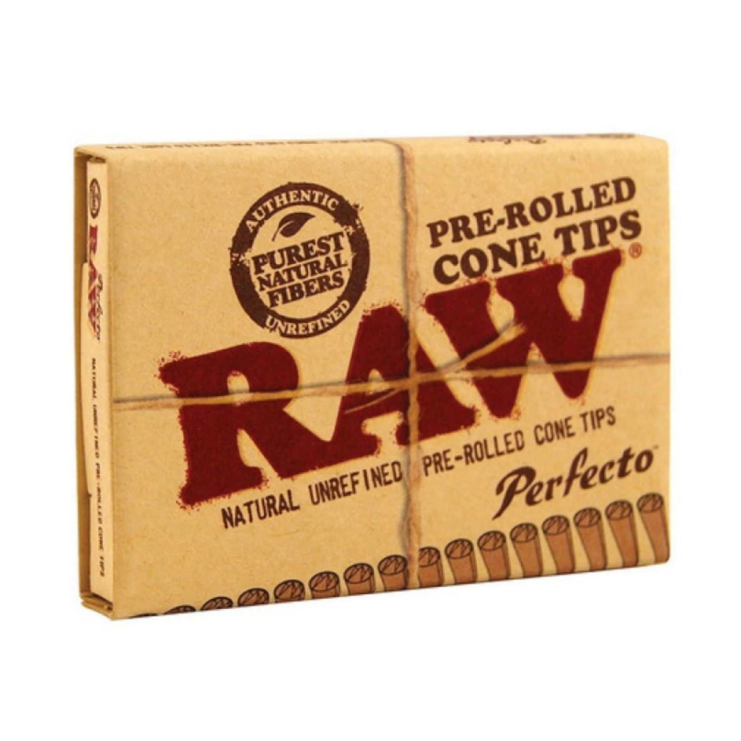 RAW Pre-rolled Perfecto Cone Filter Tips - 21 Tips