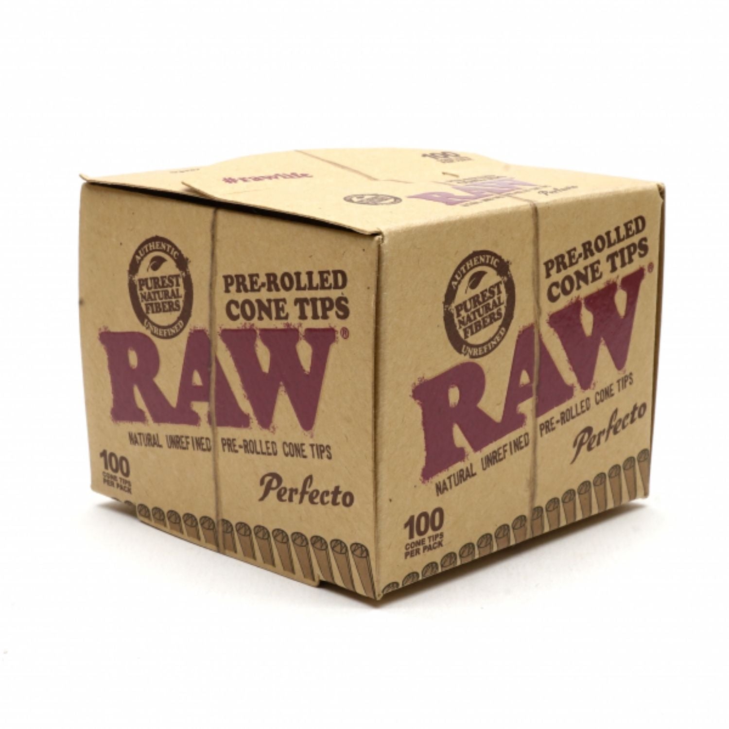 RAW Pre-rolled Perfecto Cone Filter Tips - 100 Tips