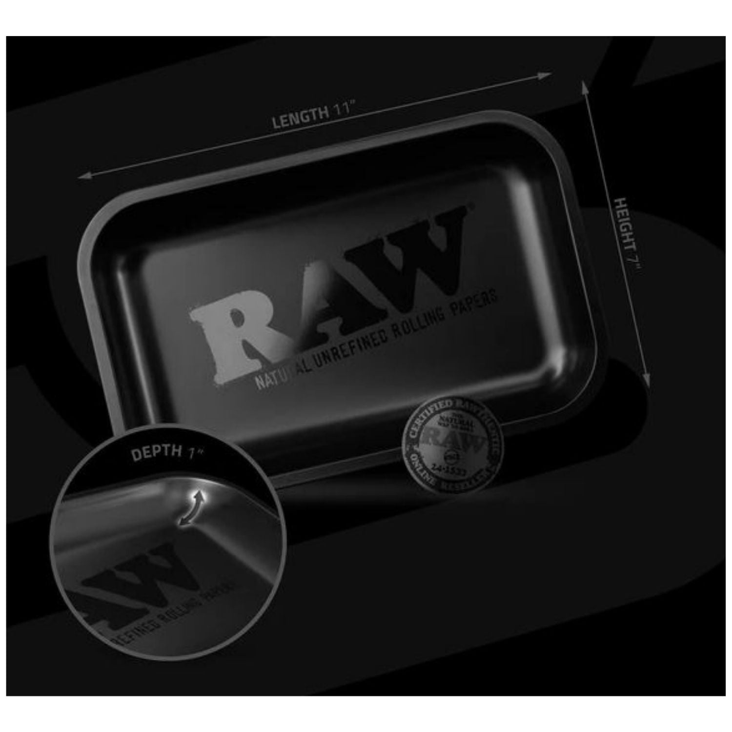 RAW Murder'd Rolling Tray - Small