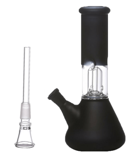 OutonTrip Black 8 inch ice Bong ( Includes 6 crispy Smoking accessories)