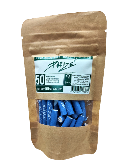 PURIZE Blue Xtra Slim Roaches - 50 Tips