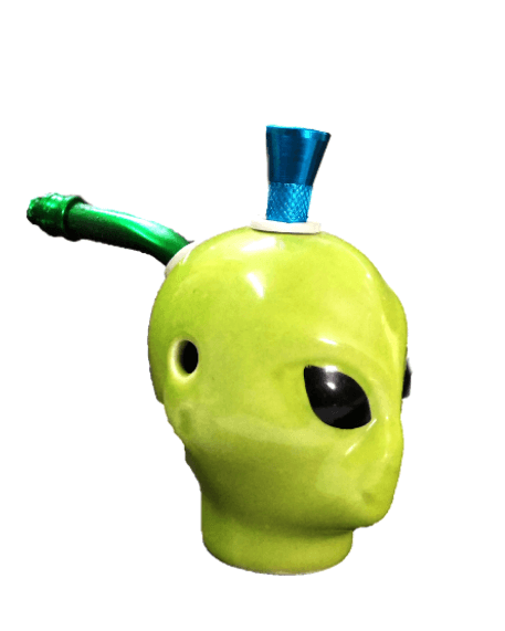 4.5 Inch Alien Assorted Ceramic Bong