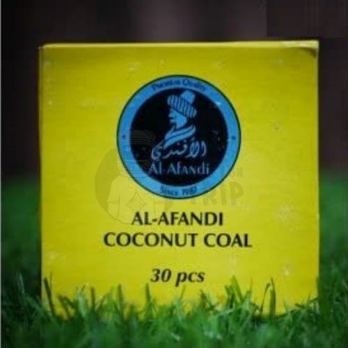 Al-Afandi Coconut Coal 100% Natural Coconut Coal (Net Weight: 250Grams - 30pieces)