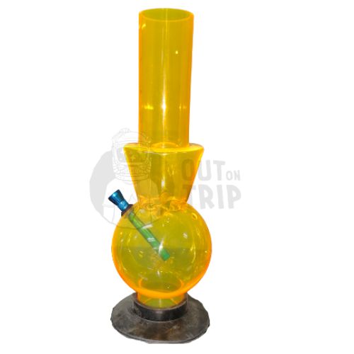 12 Inch Acrylic Bong - Cone Bulb with Ice Catcher