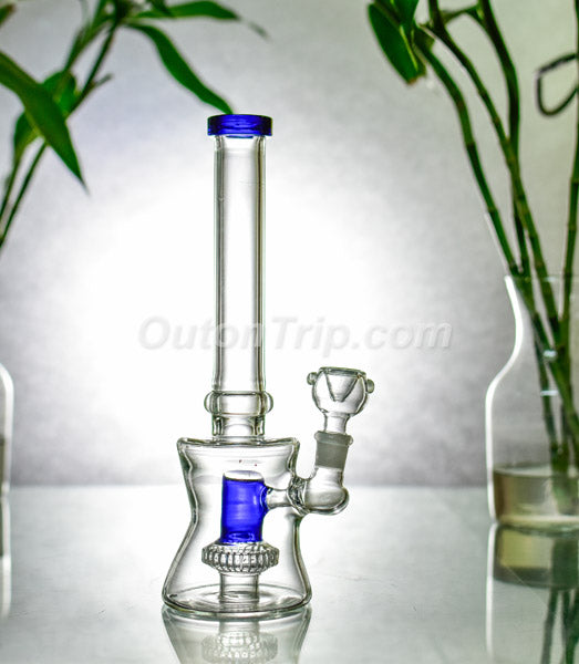 12 Inch Can Assorted Colors Bong With UFO Percolator (Discontinued)