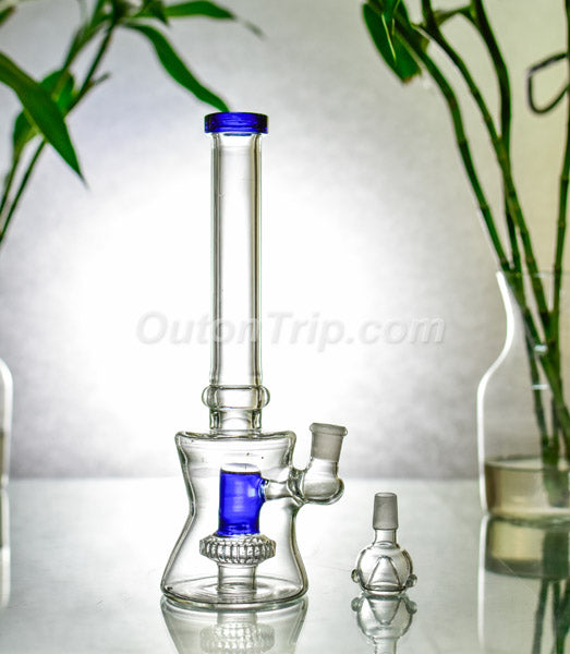 10 Inch Can Assorted Colors Bong With UFO Percolator