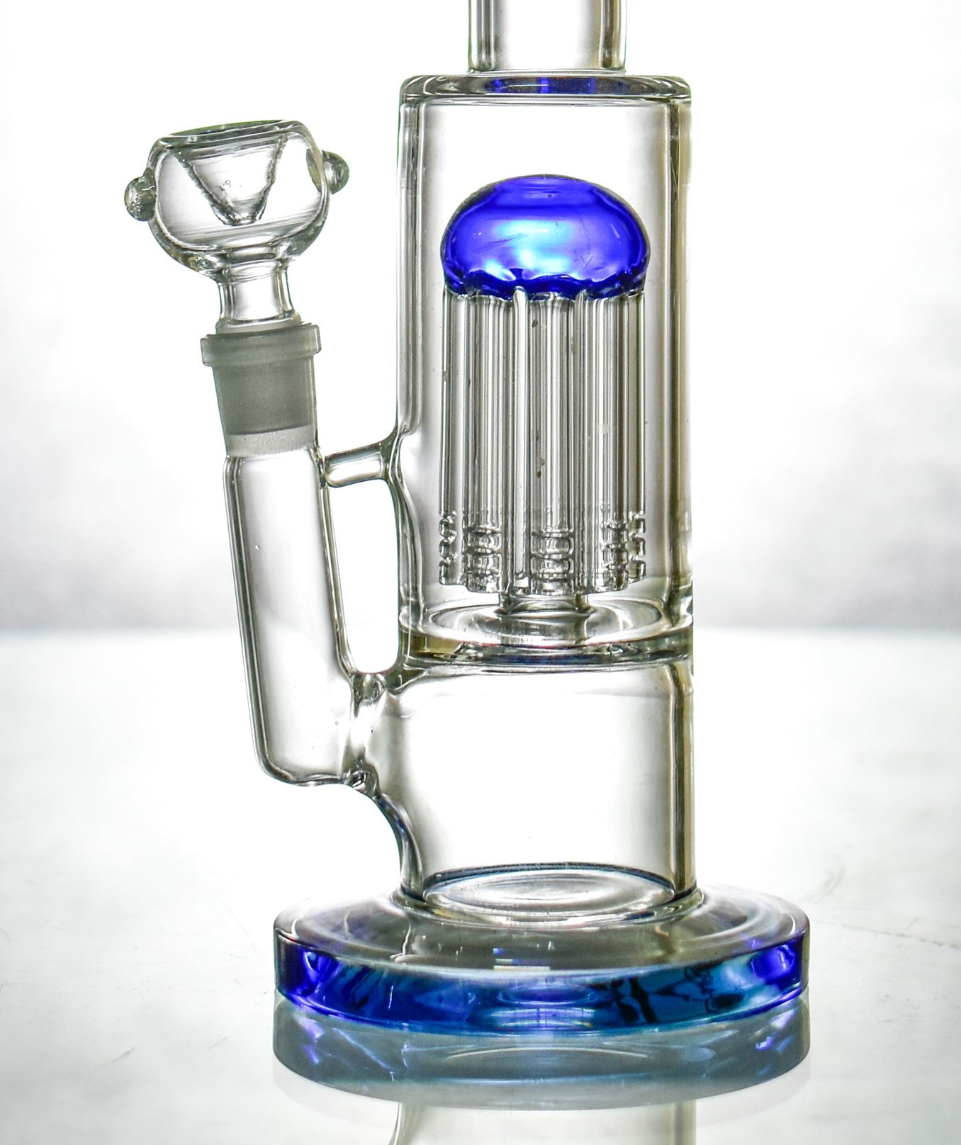 10 Inch Can Assorted Colors Bong with Tree Percolator