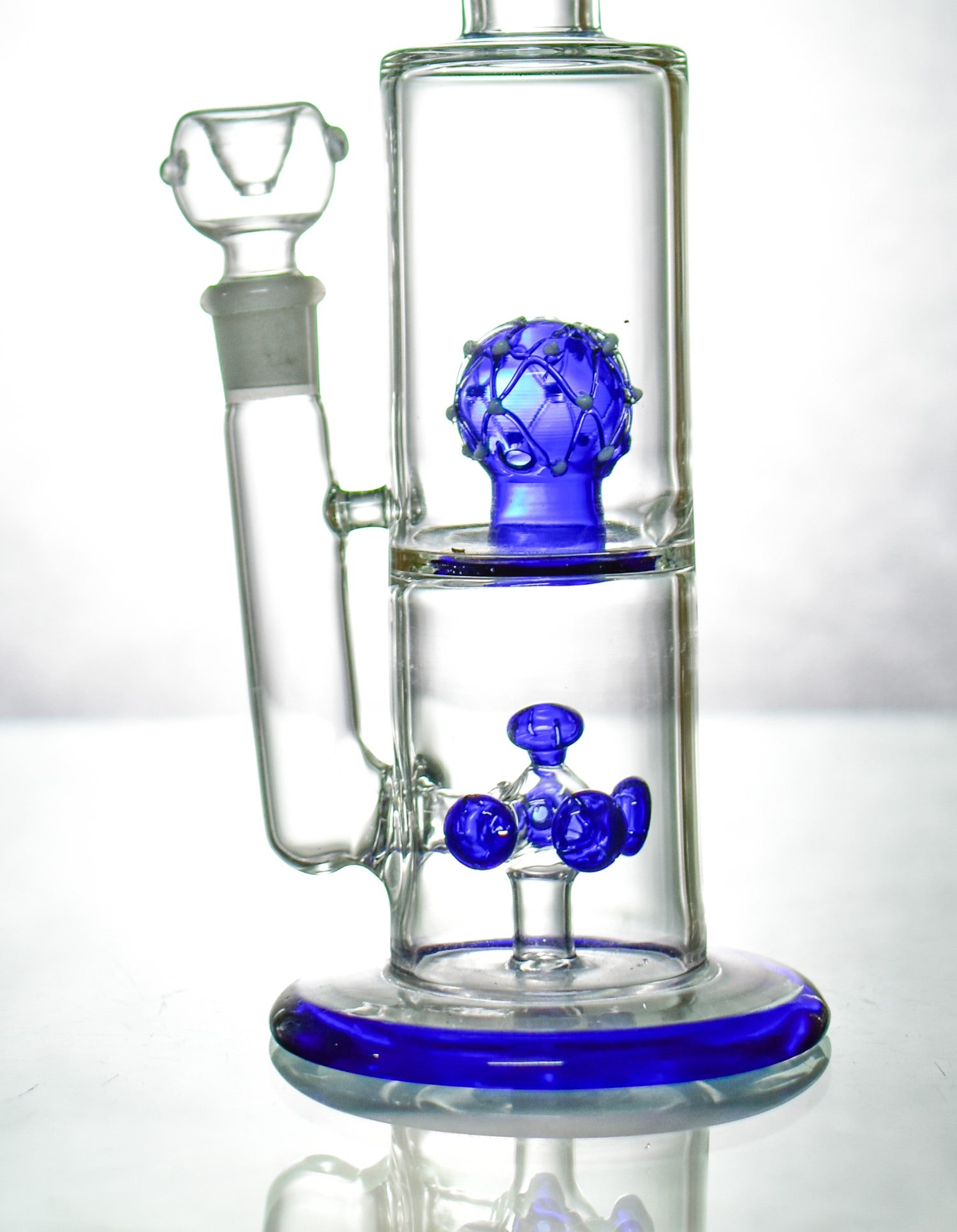 14 inch Can Assorted Colors Bong with Crystal Ball Percolator (Discontinued)