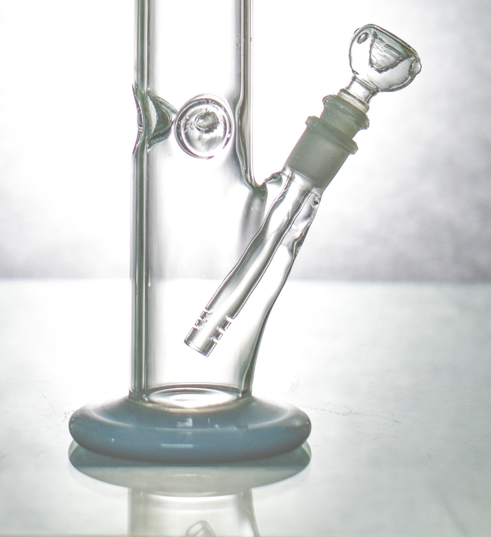 10 Inch Straight Tube Assorted Bong with Ice Catcher