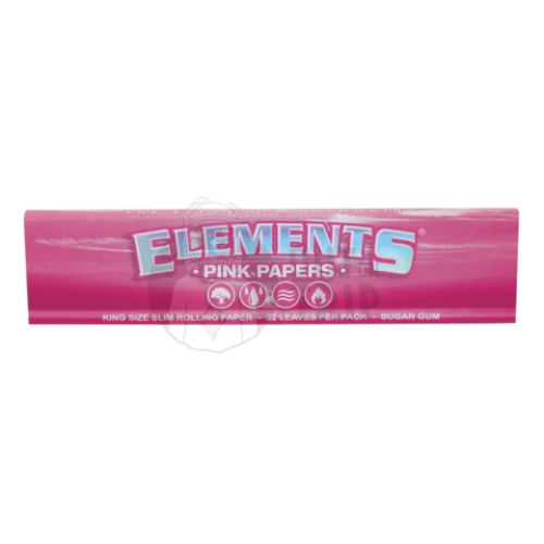 ELEMENTS PINK ROLLING PAPERS KING SIZE SLIM