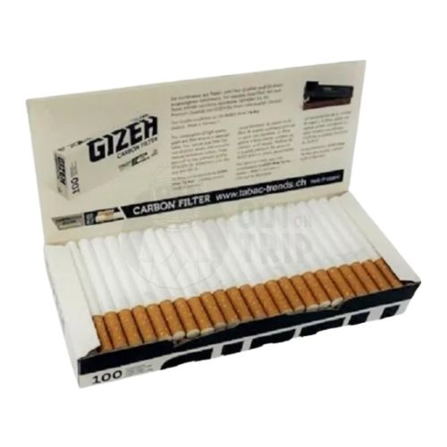 Gizeh Carbon Filter Cigarette TUBES - (PACK OF 100)