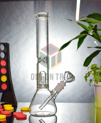 12 Inch Glass Bong with Ice Catcher & Inset Percolator