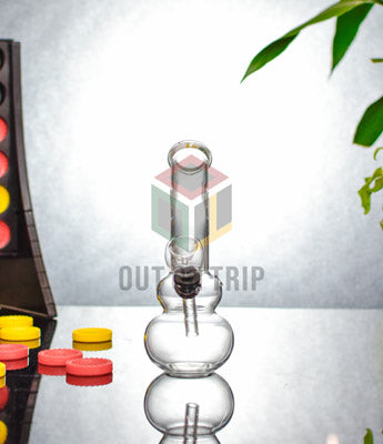 6 Inch Classic Transparent Glass Bong