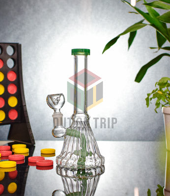 8 Inch Slit Percolator Assorted Colors Bong