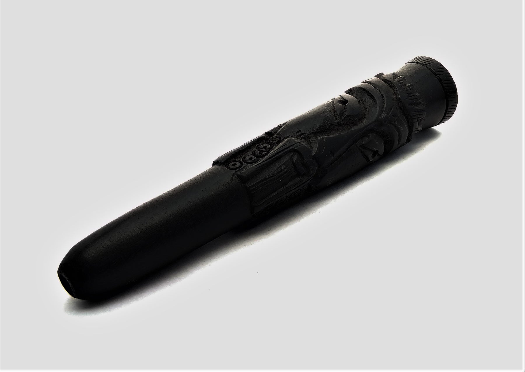 Ebony 6 inch Wood Chillum Man from China - Outontrip