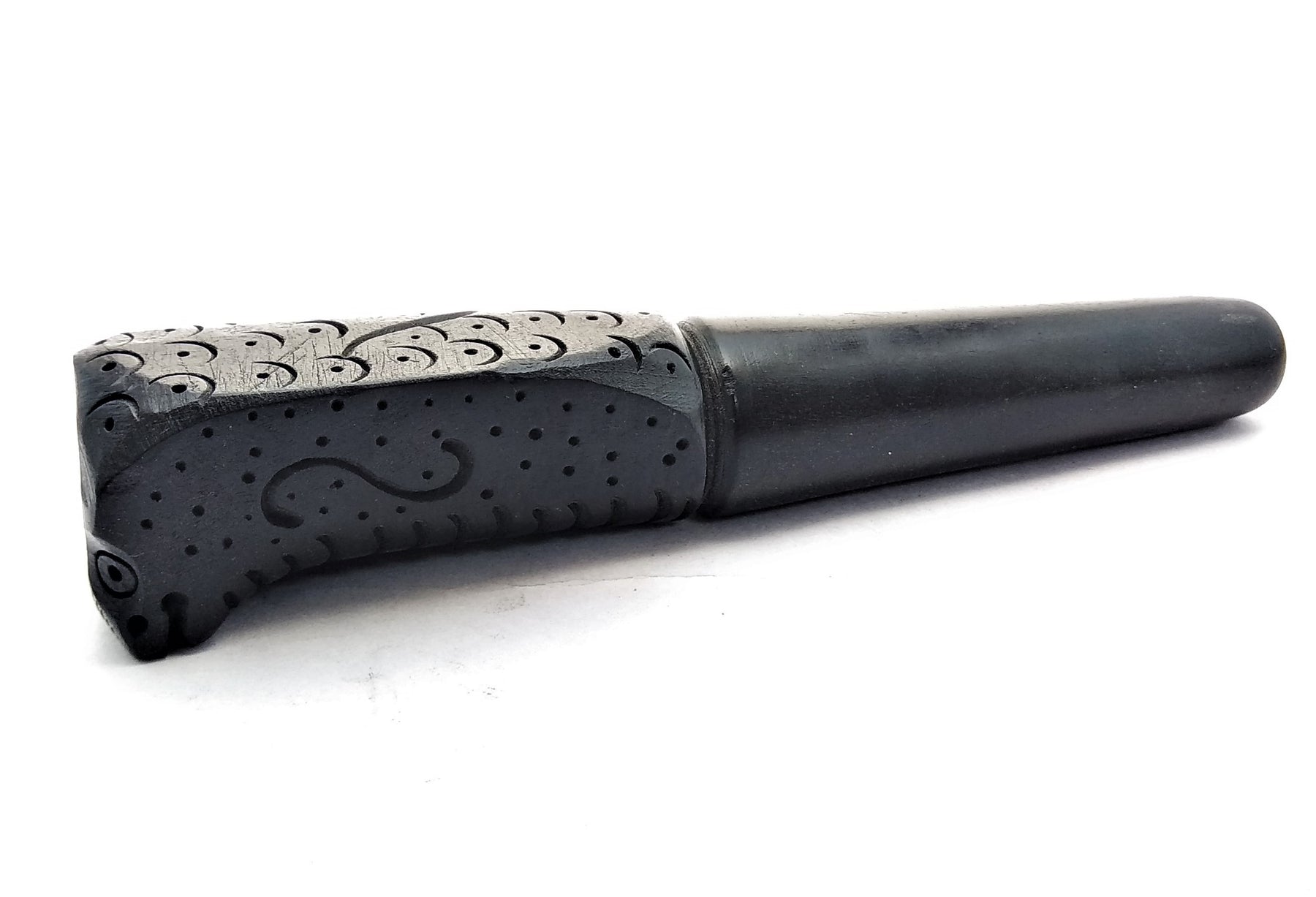 Ebony 6 inch Wood Chillum King Cobra - Outontrip